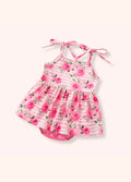 Pink Posies Romper