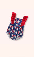 Baseball Girls Romper